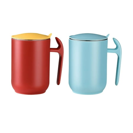 2 Pieces 550ML Stainless Steel Mug Vacuum Coffee Tumbler with Lid and Handle Red and Blue
2 Pieces 550ML Stainless Steel Mug Vacuum Coffee Tumbler with Lid and Handle Red and Blue