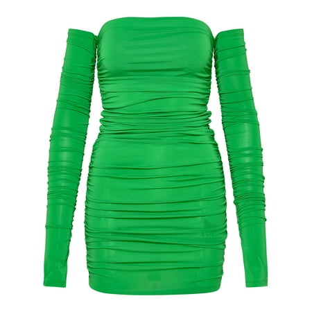 THE ANDAMANE Woman Vestito Linda In Misto Viscosa Verde