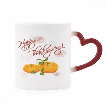 Pumkin Happy Thanksgiving Day Pattern Heat Sensitive Mug Red Color Changing Stoneware Cup
Pumkin Happy Thanksgiving Day Pattern Heat Sensitive Mug Red Color Changing Stoneware Cup