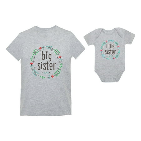Big Sisters and Little Sisters Sibling Set Girls Shirts Gift For Daughters Set Toddler/Kids Girls Fitted T-Shirt Gray 2T / Baby Bodysuit Gray 24M (18-24M)
Big Sisters and Little Sisters Sibling Set Girls Shirts Gift For Daughters Set Toddler/Kids Girls Fitted T-Shirt Gray 2T / Baby Bodysuit Gray 24M (18-24M)