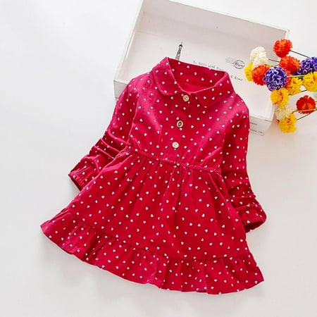 Autumn Casual Baby Girls Dot Print Long Sleeve Dress Kids Toddler Casual Baby Girl Cotton Dress
Autumn Casual Baby Girls Dot Print Long Sleeve Dress Kids Toddler Casual Baby Girl Cotton Dress