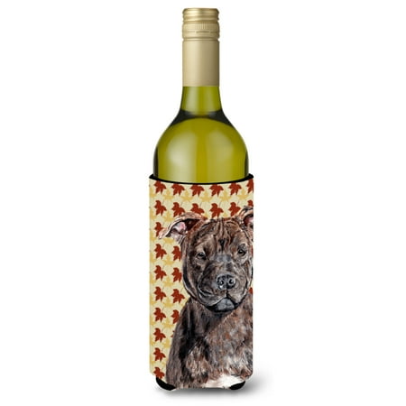 Carolines Treasures SC9681LITERK Staffordshire Bull Terrier Staffie Fall Leaves Wine Bottle Hugger Wine Bottle
Carolines Treasures SC9681LITERK Staffordshire Bull Terrier Staffie Fall Leaves Wine Bottle Hugger Wine Bottle