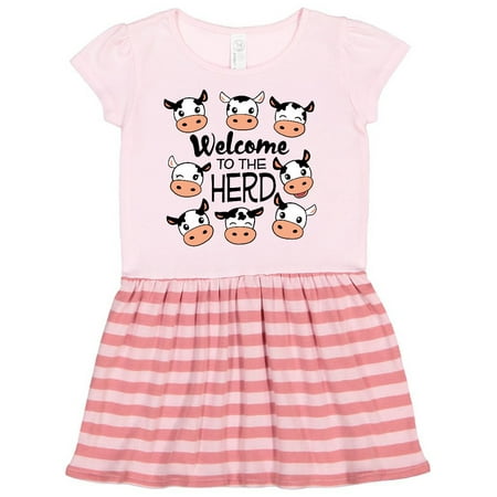 Inktastic Welcome to the Herd with cute Black and White Holstein Cows Gift Toddler Girl Dress
Inktastic Welcome to the Herd with cute Black and White Holstein Cows Gift Toddler Girl Dress