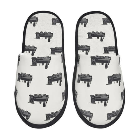 Slippers for Women funny Train Pattern Womens Slippers Fuzzy Winter House Shoes Soft Anti-Skid Slippers Indoor and Outdoor
Slippers for Women funny Train Pattern Womens Slippers Fuzzy Winter House Shoes Soft Anti-Skid Slippers Indoor and Outdoor