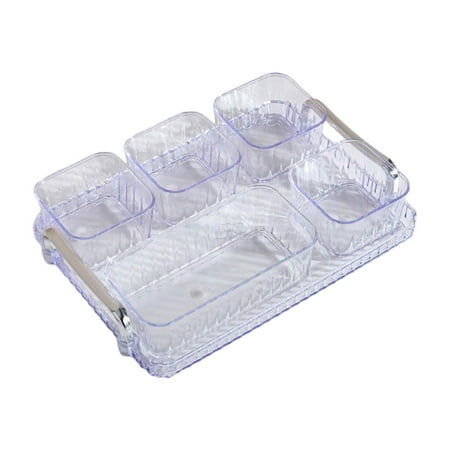 Serving Platter Condiment Tray Serving Bowls with Tray Snack Serving Tray Appetizer Tray for Bread Fruits Appetizer Veggies Parties Clear
Serving Platter Condiment Tray Serving Bowls with Tray Snack Serving Tray Appetizer Tray for Bread Fruits Appetizer Veggies Parties Clear