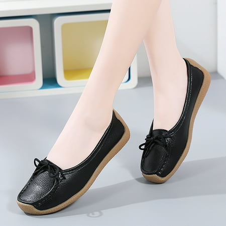 Women‘s Bowknot Slip On Loafers Solid Color Round Toe Non-alip Soft Sole Shoes Low Top Walking Shoes
Women‘s Bowknot Slip On Loafers Solid Color Round Toe Non-alip Soft Sole Shoes Low Top Walking Shoes