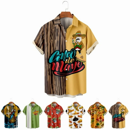 LANLIN Men Dad Beach Shirt & Top Front-Pocket Funky Clothing Apparel For Men Boys
LANLIN Men Dad Beach Shirt & Top Front-Pocket Funky Clothing Apparel For Men Boys