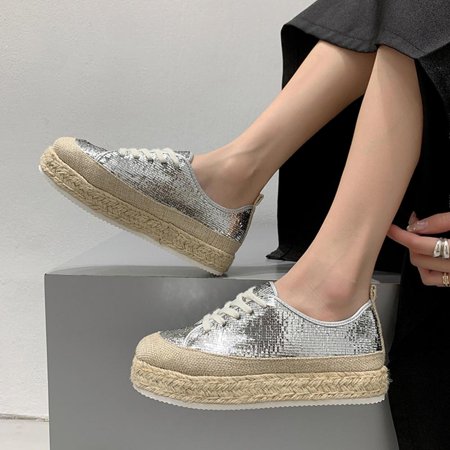Tdoqot Womens Platform Sandals- Strappy Round Toe Sparkly Dressy Summer Comfy Womens Sandals Silver Size 7
Tdoqot Womens Platform Sandals- Strappy Round Toe Sparkly Dressy Summer Comfy Womens Sandals Silver Size 7