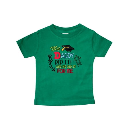 Inktastic My Daddy Did It and He Did it For Me with Graduation Cap Gift Baby Boy T-Shirt
Inktastic My Daddy Did It and He Did it For Me with Graduation Cap Gift Baby Boy T-Shirt