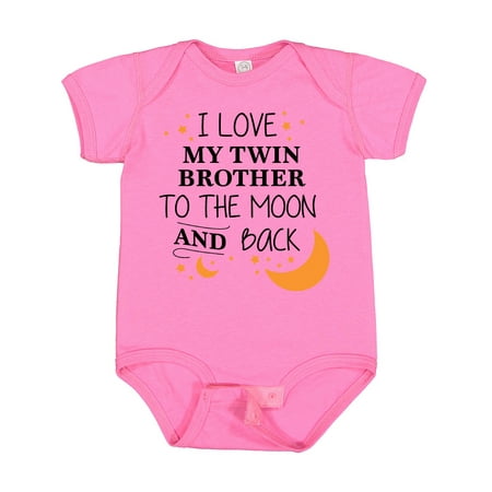 Inktastic I Love My Twin Brother to the Moon and Back Gift Baby Boy or Baby Girl Bodysuit
Inktastic I Love My Twin Brother to the Moon and Back Gift Baby Boy or Baby Girl Bodysuit