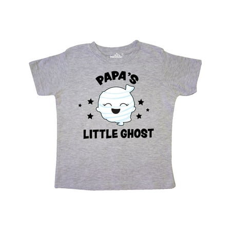 Inktastic Cute Papa s Little Ghost with Stars Gift Toddler Toddler Girl T-Shirt