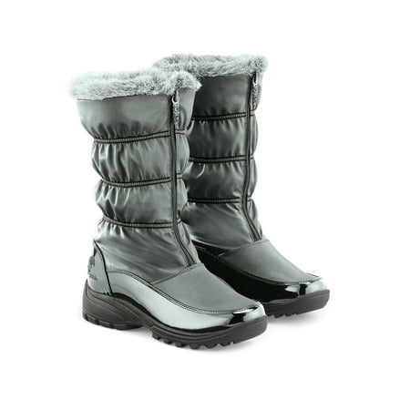 Collections Etc Women s Totes Zip Front Boots with Warm Plush Lining - Wide Width Pewter 11
Collections Etc Women s Totes Zip Front Boots with Warm Plush Lining - Wide Width Pewter 11