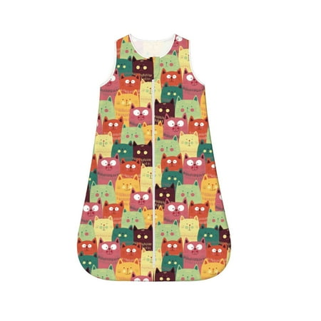 Cauagu Cute Cartoon Cat for Infant Wearable Blanket Unisex Girl Boy Swaddle Transition Sack - Newborn Essentials Sleep Clothes-Small
Cauagu Cute Cartoon Cat for Infant Wearable Blanket Unisex Girl Boy Swaddle Transition Sack - Newborn Essentials Sleep Clothes-Small