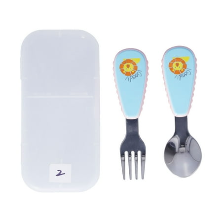 2Pcs/Set Children Flatware Cute Flame Retardant Non Slip Heat Insulated 304 Stainless Steel Spoon Fork for Home KitchenBlue
2Pcs/Set Children Flatware Cute Flame Retardant Non Slip Heat Insulated 304 Stainless Steel Spoon Fork for Home KitchenBlue