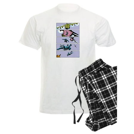 CafePress - G.I. Joe Snake Eyes Parachuting - Men s Light Pajamas