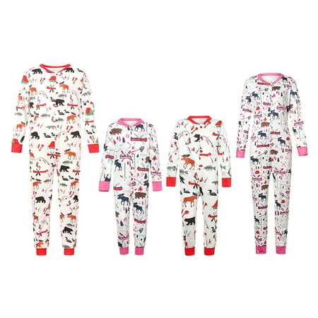 QILINXUAN Family Christmas Pjs Matching Sets Baby Christmas Matching Jammies for Adults and Kids Holiday Xmas Sleepwear Set Cartoon Animal Printed Single-breasted Parent-child Jumpsuit
QILINXUAN Family Christmas Pjs Matching Sets Baby Christmas Matching Jammies for Adults and Kids Holiday Xmas Sleepwear Set Cartoon Animal Printed Single-breasted Parent-child Jumpsuit