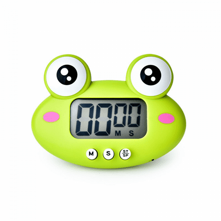 JUSTUP Countdown Timer Digital Cooking Timer with Magnetic LCD Large-Screen Visual Clock Hangable Alarm Clock --- Green Frog
JUSTUP Countdown Timer Digital Cooking Timer with Magnetic LCD Large-Screen Visual Clock Hangable Alarm Clock --- Green Frog