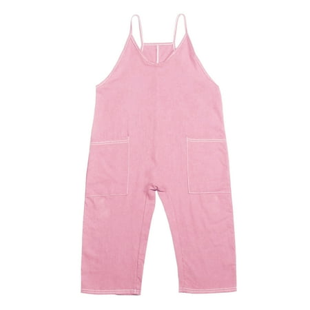 Girls Casual Sleeveless Jumpsuits Spaghetti Strap Comfortable Loose Overalls Rompers Long Pants With Pocket 1 Piece Overalls Baby Boy Clothes Baby Boy Onesies 9-12 Months Baby Brother Outfit
Girls Casual Sleeveless Jumpsuits Spaghetti Strap Comfortable Loose Overalls Rompers Long Pants With Pocket 1 Piece Overalls Baby Boy Clothes Baby Boy Onesies 9-12 Months Baby Brother Outfit