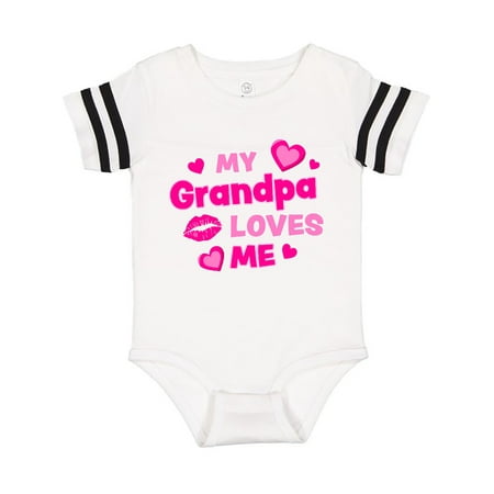 Inktastic My Grandpa Loves Me with Hearts and Kiss Gift Baby Boy or Baby Girl Bodysuit
Inktastic My Grandpa Loves Me with Hearts and Kiss Gift Baby Boy or Baby Girl Bodysuit