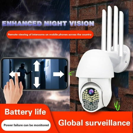 EIMELI 1080P Floodlight with 63 LED light Camera Outdoor Security Camera with IP55 Waterproof Night Vision and Two-Way Audio White
EIMELI 1080P Floodlight with 63 LED light Camera Outdoor Security Camera with IP55 Waterproof Night Vision and Two-Way Audio White