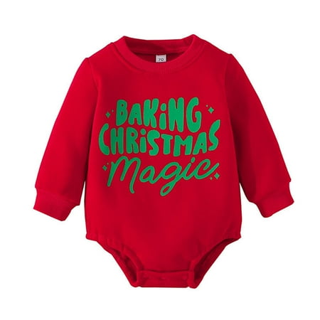 B91xZ First Birthday Outfit Girl Toddler Girls Long Sleeve Winter Warm Outwear Romper Jumpsuit Red Letter Prints Christmas (Sizes 12-18 Months)
B91xZ First Birthday Outfit Girl Toddler Girls Long Sleeve Winter Warm Outwear Romper Jumpsuit Red Letter Prints Christmas (Sizes 12-18 Months)