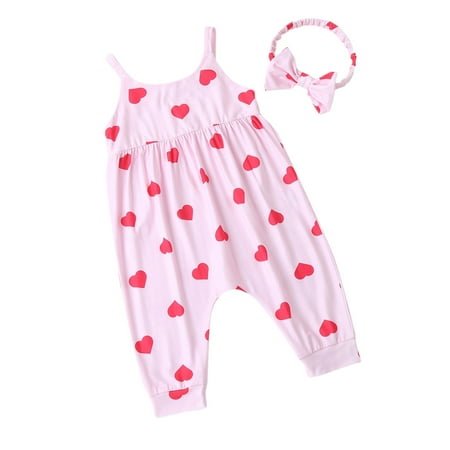 TAIAOJING Baby Romper Headband Sleeveless Love Day Heart Print Valentine s Girls Girls Romper&Jumpsuit One Piece Outfits 6-9 Months
TAIAOJING Baby Romper Headband Sleeveless Love Day Heart Print Valentine s Girls Girls Romper&Jumpsuit One Piece Outfits 6-9 Months