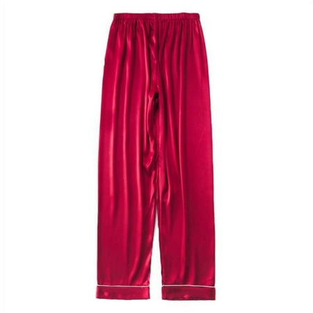 Men s Pajamas Men s Trousers Plus Size Solid Color Silk Men s Casual Pajamas Loose Home Wear
Men s Pajamas Men s Trousers Plus Size Solid Color Silk Men s Casual Pajamas Loose Home Wear