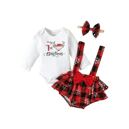 Qmyliery Baby Girls Clothes Jumpsuits Set Long Sleeves Jumpsuits and Casual Plaid Suspender Romper Headband Outfit
Qmyliery Baby Girls Clothes Jumpsuits Set Long Sleeves Jumpsuits and Casual Plaid Suspender Romper Headband Outfit