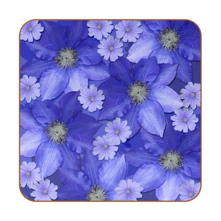 OWNTA Love Romantic Purple Flower Floral Pattern Premium 6-Piece Square Coaster Set in Microfiber Leather - Non-Slip & Absorbent Cup Mats
OWNTA Love Romantic Purple Flower Floral Pattern Premium 6-Piece Square Coaster Set in Microfiber Leather - Non-Slip & Absorbent Cup Mats