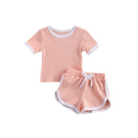 Bagilaanoe 2pcs Toddler Baby Girl Short Pants Set Short Sleeve T-shirt Tops + Shorts 6M 12M 18M 24M 3T Kids Casual Summer Outfits
Bagilaanoe 2pcs Toddler Baby Girl Short Pants Set Short Sleeve T-shirt Tops + Shorts 6M 12M 18M 24M 3T Kids Casual Summer Outfits