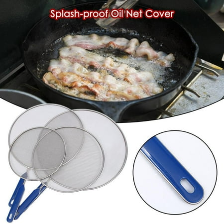 4X Stainless Steel Splash Screen with ABS Handle Anti-Spatter Oil Net Cover Grease-Proof Skillet Pan Cover Cooking
4X Stainless Steel Splash Screen with ABS Handle Anti-Spatter Oil Net Cover Grease-Proof Skillet Pan Cover Cooking