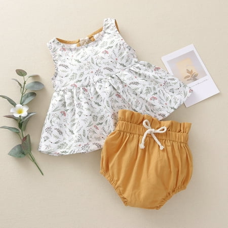 Leutsin Newborn Infant Baby Girls Floral Print Tops+ Lacing Solid Short Pants Sets
Leutsin Newborn Infant Baby Girls Floral Print Tops+ Lacing Solid Short Pants Sets
