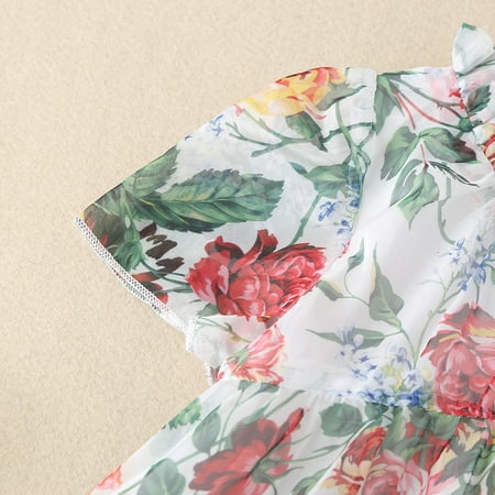 Cathalem Girl Sweatshirt Dress Toddler Girls Dress Summer Short Sleeve Fashion Floral Prints Small Baby Girls Cardigan Dress Dress White 5-6 Years
Cathalem Girl Sweatshirt Dress Toddler Girls Dress Summer Short Sleeve Fashion Floral Prints Small Baby Girls Cardigan Dress Dress White 5-6 Years