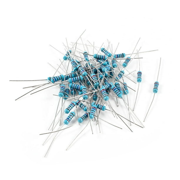 Unique Bargains 60 Pcs Axial Through Hole 1/2W 1% 27K Ohm Metal Film Resistor