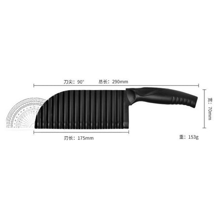 Kadxy Stainless Steel Potato Chip Slicer Vegetable Fruit Crinkle Wavy Slicer Knife Potato Cutter Kitchen French Fries Maker Tools(1)
Kadxy Stainless Steel Potato Chip Slicer Vegetable Fruit Crinkle Wavy Slicer Knife Potato Cutter Kitchen French Fries Maker Tools(1)