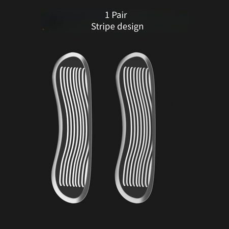 1 pair / 2pair transparent silicone high-heeled shoes heel protection stickers women s shoes heel pads foot care non-slipinsoles Stripe design-1Pair
1 pair / 2pair transparent silicone high-heeled shoes heel protection stickers women s shoes heel pads foot care non-slipinsoles Stripe design-1Pair