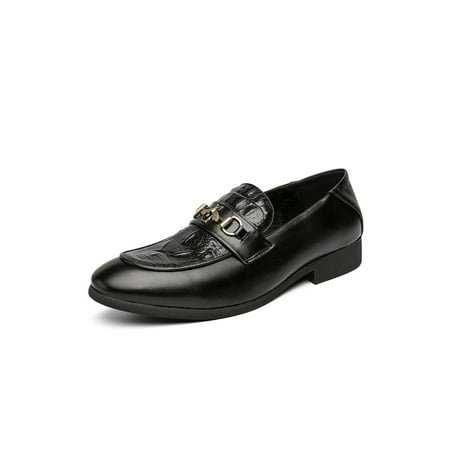 Lacyhop Men Oxfords Buckle Brogues Formal Dress Shoes Office Block Loafers Lightweight Slip On Wedding Shoe Black 7.5
Lacyhop Men Oxfords Buckle Brogues Formal Dress Shoes Office Block Loafers Lightweight Slip On Wedding Shoe Black 7.5