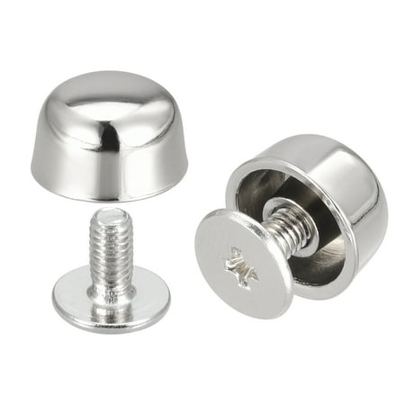 10x6mm Screw Back Rivets Hollow Curved Head Leather Studs Silver Tone 6 Pack
10x6mm Screw Back Rivets Hollow Curved Head Leather Studs Silver Tone 6 Pack