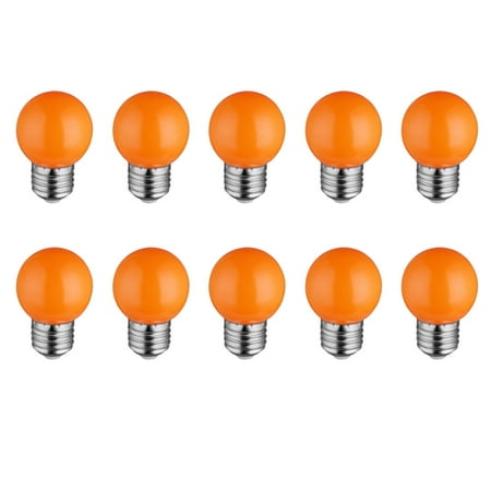 10pcs Outdoor Colorful LED Bulbs Light Bulb LED Lantern Light Bulb for Festival (Orange 2W PC Lamp Shell)
10pcs Outdoor Colorful LED Bulbs Light Bulb LED Lantern Light Bulb for Festival (Orange 2W PC Lamp Shell)