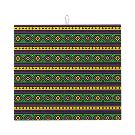 Goofa Dish Drying Mat Super Absorbent Drying Mat Large Dish Drying Mats for Kitchen Counter Easy Clean Dish Mat Kitchen Drying Mat 16 x 18 ( Carnival Mardi Gras )
Goofa Dish Drying Mat Super Absorbent Drying Mat Large Dish Drying Mats for Kitchen Counter Easy Clean Dish Mat Kitchen Drying Mat 16 x 18 ( Carnival Mardi Gras )