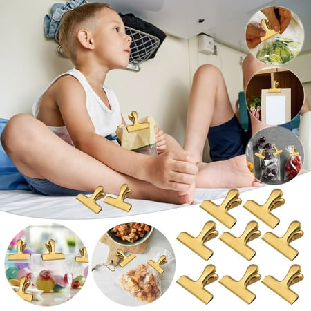 LnjYIGJ Organization and Storage Stainless Steel Dovetail Clip Metal Food Food Sealing Clip Sealing Clip Bill Clip 8PCS
LnjYIGJ Organization and Storage Stainless Steel Dovetail Clip Metal Food Food Sealing Clip Sealing Clip Bill Clip 8PCS