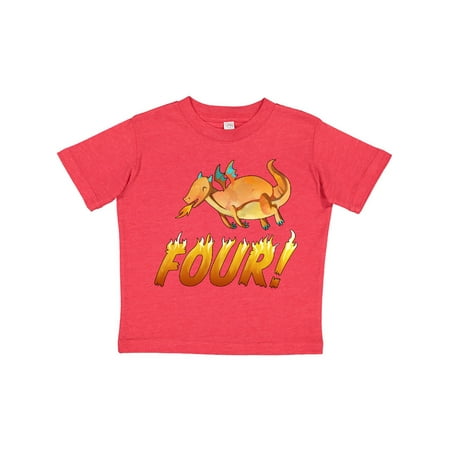 Inktastic 4 Fourth Birthday Orange Dragon Breathing Fire Gift Toddler Boy or Toddler Girl T-Shirt
Inktastic 4 Fourth Birthday Orange Dragon Breathing Fire Gift Toddler Boy or Toddler Girl T-Shirt