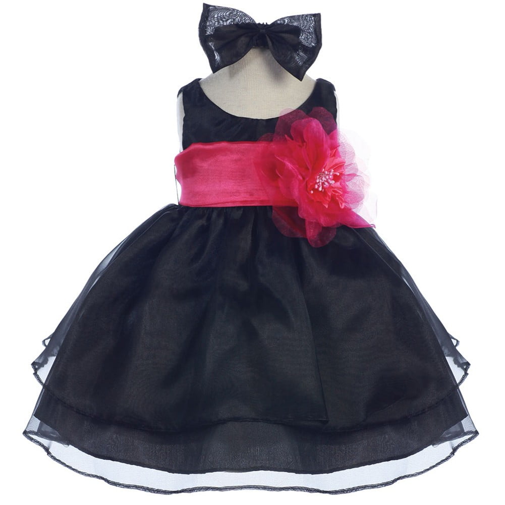 walmart girls black dress