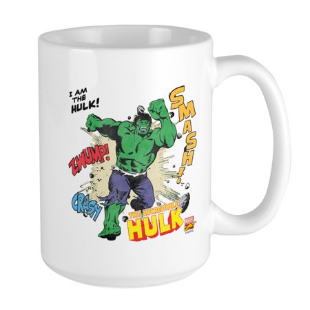 CafePress - Hulk Smash Large Mug - 15 oz Ceramic Large Mug
