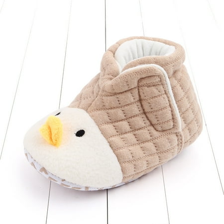 Toyella 0-1 year old pull tube baby shoes baby shoes toddler shoes baby shoes 2451 Khaki 11cm