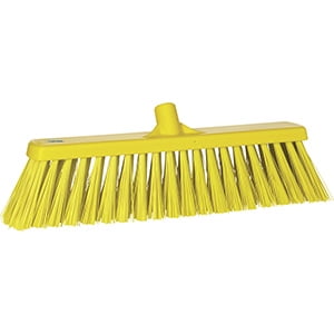Vikan 20 Push Broom- Extra Stiff - Yellow (2 Units)