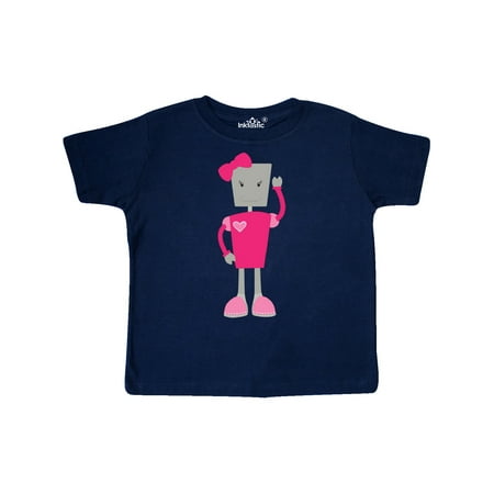 Inktastic Cute Robot Girl Robot Pink Robot with Ribbon Gift Toddler Toddler Girl T-Shirt
Inktastic Cute Robot Girl Robot Pink Robot with Ribbon Gift Toddler Toddler Girl T-Shirt