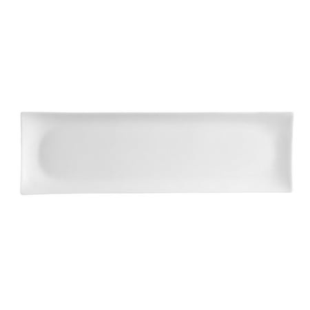 

Sushia Rectangular Flat Platter 13-5/8 W X 4 L X 1 H Porcelain White 6 packs