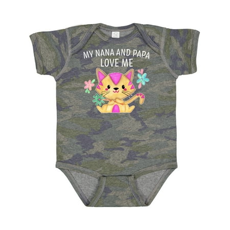 Inktastic My Nana and Papa Love Me with Cute Kitten and Flowers Gift Baby Boy or Baby Girl Bodysuit
Inktastic My Nana and Papa Love Me with Cute Kitten and Flowers Gift Baby Boy or Baby Girl Bodysuit