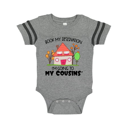 Inktastic Book my Reservation! I m Going To My Cousins House Gift Baby Boy or Baby Girl Bodysuit
Inktastic Book my Reservation! I m Going To My Cousins House Gift Baby Boy or Baby Girl Bodysuit